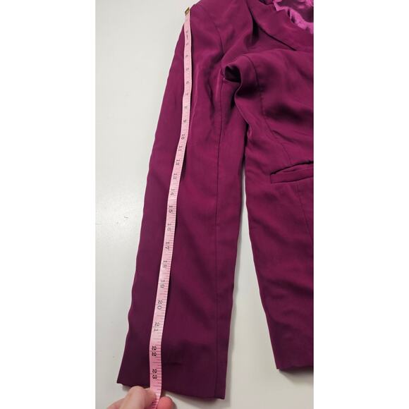 Endless rose single breasted blazer purple sz S proffesional business casual - Picture 10 of 11
